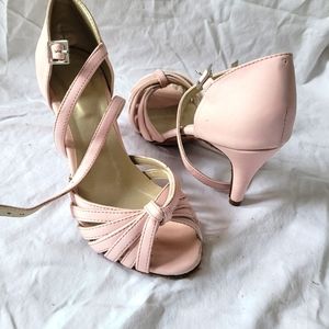 Pale pink dance shoes (latin ballroom, salsa)